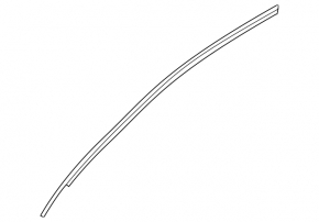 Upper front right door molding for Kia EV6 22-24 black