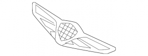 Genesis emblem for the trunk lid of the Genesis G90 17-19