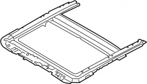 Sunroof mechanism frame Infiniti Q50 14-20