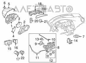 Mazda3 MPS 09-11 instrument cluster