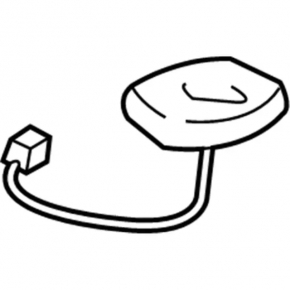 GPS antenna Lincoln Nautilus 19-23