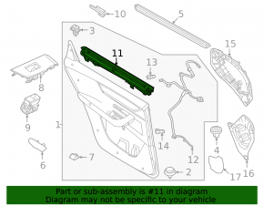 Mazda CX-90 24-26 rear left door curtain