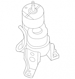 Engine mount rear Infiniti JX35 QX60 13- FWD