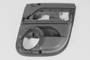 Door trim card rear right Jeep Patriot 11-17 under fur glass, black, scratches