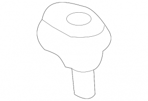 Left front windshield washer nozzle for Nissan Leaf 11-12