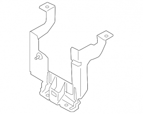 Battery bracket 12V Polestar 2 21- metal