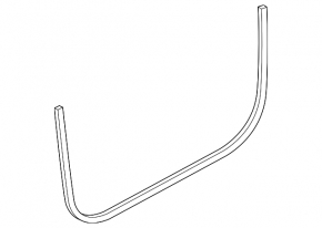 Front left door seal for Audi Q8 19-25