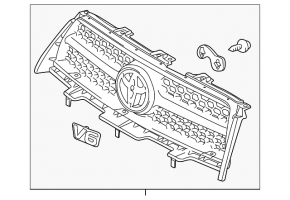 Toyota Rav4 06-12 radiator grille