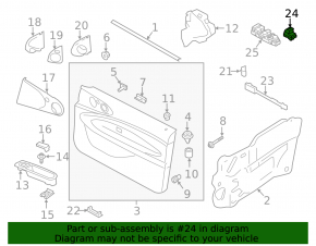 Front left window lift control Mini Cooper F56 3d 14-15