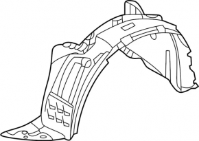 Front left fender liner Infiniti QX50 19-