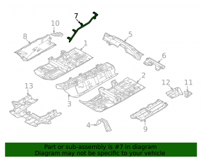 Nissan Rogue 21-22 2.5 JP built charcoal canister bracket