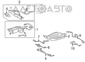 Absorber protection Lexus RX400h 06-09