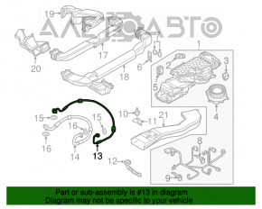 Battery Cooling System Pipe VVB Audi Q5 8R 13-16 Inlet