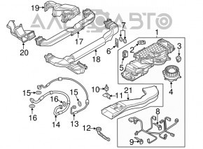 Battery Cooling System Pipe VVB Audi Q5 8R 13-16 Inlet