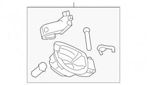 Chevrolet Cruze 11-16 Fuel Filler Door Housing