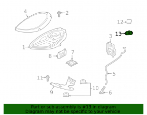 Bracket light control unit Porsche Macan 15-