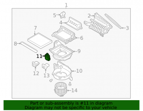 Heater resistor Hyundai Elantra AD 17-20