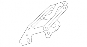 Bonnet hinge left Mercedes GLC 16-22