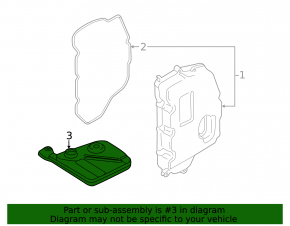 Oil pick-up automatic transmission Ford Fusion mk5 13-20 1.6T, 2.0T
