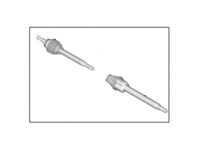 Front right half-shaft drive Ford Transit Connect MK2 13-22 2.5