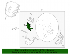 Lincoln Corsair 20-26 lower left steering wheel controls