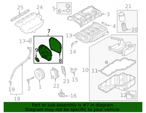 Front Engine Cover VW Jetta 19- 2.0T