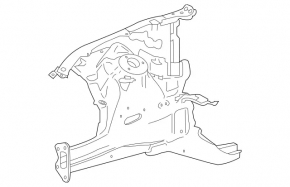 Mercedes W221 front right quarter panel