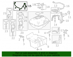 Honda Clarity Fuel Tank Wiring 18-21 USA