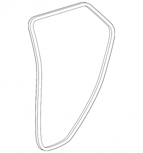 The rear left door seal of the Chevrolet Bolt EV 17-23 has come unglued