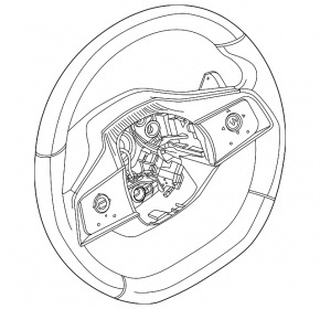 Naked steering wheel Nissan Murano 25-26 Platinum, SL