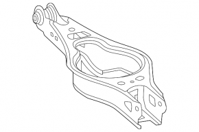 Lower control arm for rear left spring, Lexus RZ 23-26 AWD
