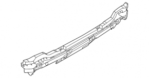 Rear bumper center mount for BMW 2 G42 2022-2025