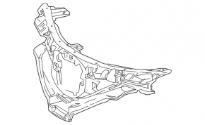 Toyota C-HR 22-22 Turkey built radiator grille base