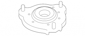 Front left shock absorber support for Hyundai Sonata 16-19