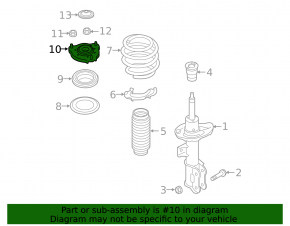 Front left shock absorber support for Hyundai Sonata 16-19