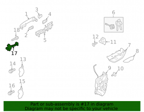 Subaru Forester 19-24 front left door stop