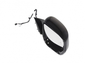 Right side mirror assembly for Jeep Grand Cherokee WL 21-25, turn signal, heated, illuminated, auto-folding, BSM with chrome