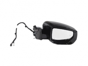 Right side mirror assembly for Jeep Grand Cherokee WL 21-25, turn signal, heated, illuminated, auto-folding, BSM with chrome