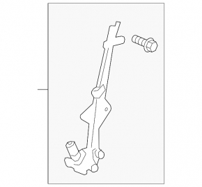 Window lifter with motor rear left Acura TLX 15-