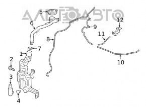 Honda Civic XI FE/FL 22-26 Windshield Washer Motor
