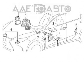 Steering wheel cable Lexus NX300 NX300h 18-21