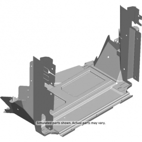 Lower radiator deflector Chevrolet Camaro 16- 3.6