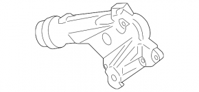 Cooling system flange Porsche Cayenne 958 11-17 Hybrid
