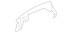 Mercedes CLA 14-19 keyless chrome outer front left door handle