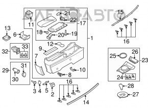 Gear knob Mazda CX-7 06-09