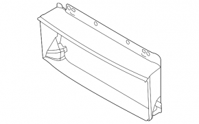 Upper radiator deflector Ford F-150 22-25 EV