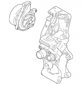Cooling pump for Mini Cooper F56 3d 14- 1.5t