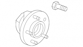 Front hub left Chevrolet Cruze 16-