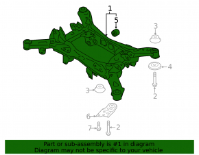 Subframe rear Subaru Forester 19-24 SK