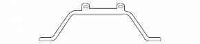 Front Bumper Bracket Central Nissan Rogue 17- Type 2